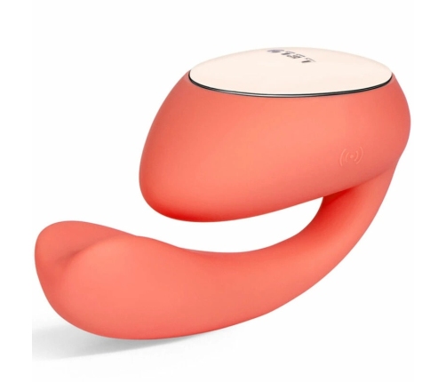 LELO IDA Wave Coral Dual-Motor App-Controlled Couples Massager 93mm
