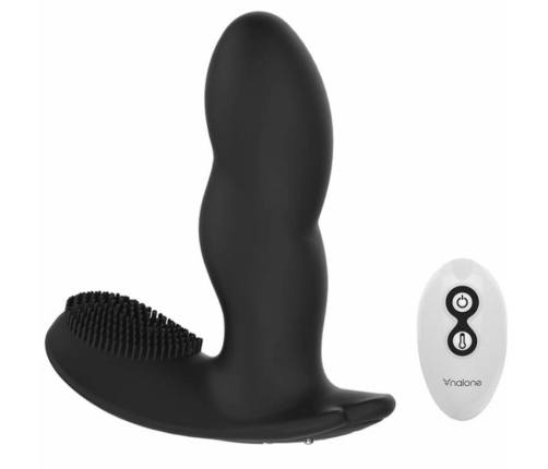 Nalone Loli Remote-Controlled Compact Massager Black Silicone