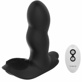 Nalone Loli Remote-Controlled Compact Massager Black Silicone