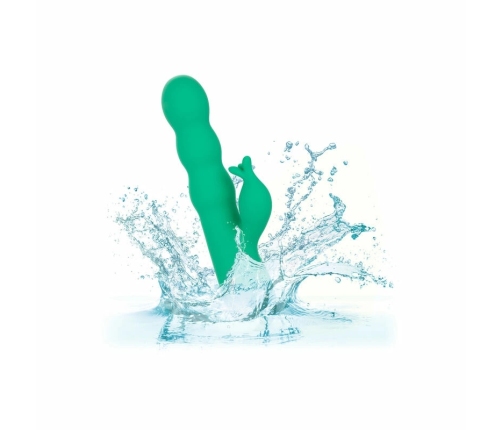 CalExotics Sonoma Satisfier Green Multi-Function Intimate Device Silicone