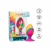 CalExotics Cheeky Large Plug Tie-Dye Silicone, Suction Cup, 9 cm