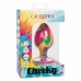 CalExotics Cheeky Large Plug Tie-Dye Silicone, Suction Cup, 9 cm