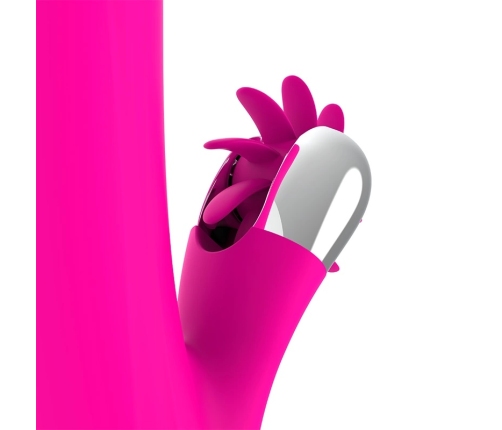 DIVERSIA Bunny Rotation Intimate Machine 24 cm USB Rechargeable Pink