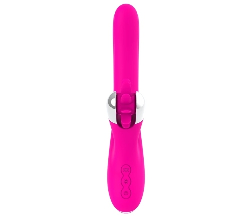 DIVERSIA Bunny Rotation Intimate Machine 24 cm USB Rechargeable Pink