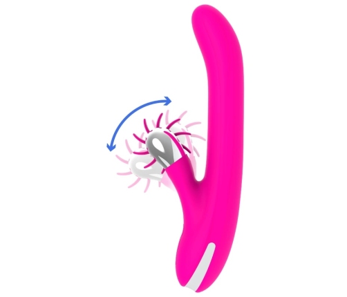 DIVERSIA Bunny Rotation Intimate Machine 24 cm USB Rechargeable Pink