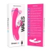 Diversia Bunny Waves 24 cm - Silicone Dual-Action Intimate Device USB Pink