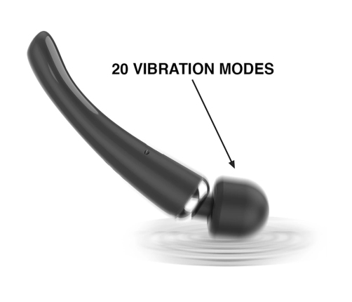 NAOMI Wand New Super Strong Massager Anthracite USB Rechargeable