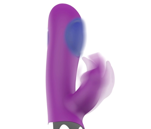 Fun Function Combi Double Tapping Intimate System, Dual Motor, Pink, 21 cm