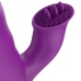 Fun Function Zenda Thruster & Rotation Dual-Action Silicone Device 24.5cm Purple