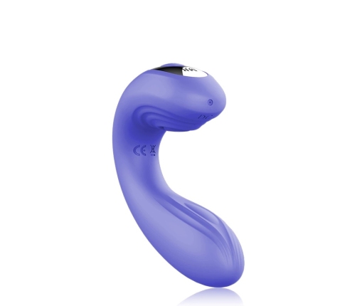 MR BOSS JOSEF Intimate Duo Device Pulsation & Vibration Remote 12cm Blue