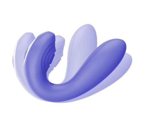 MR BOSS JOSEF Intimate Duo Device Pulsation & Vibration Remote 12cm Blue