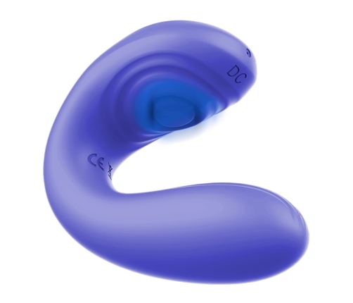 MR BOSS JOSEF Intimate Duo Device Pulsation & Vibration Remote 12cm Blue