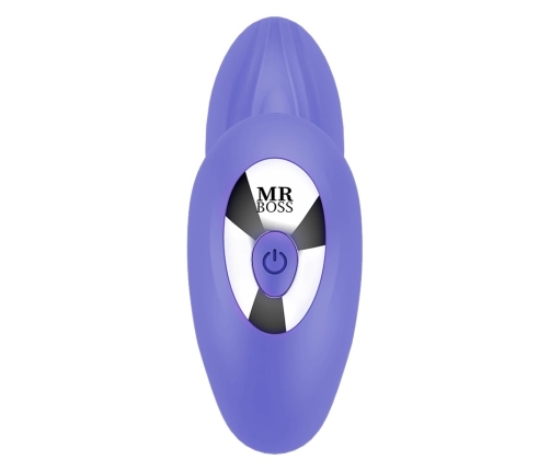 MR BOSS JOSEF Intimate Duo Device Pulsation & Vibration Remote 12cm Blue