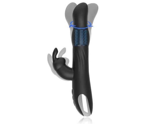 Brilly Glam Moebius Dual-Action Rotating Wireless Silicone Device, Purple