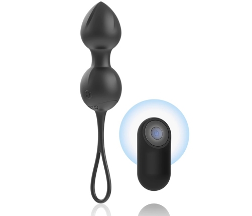 BRILLY GLAM Vibrating Kegel Trainer with Remote, 10 Modes, USB, 9.5 cm, Pink