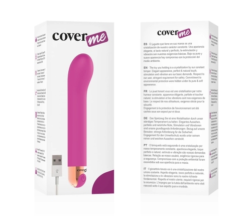 COVERME G-Spot 10-Mode Intimate Massager, Soft Silicone, USB, Waterproof