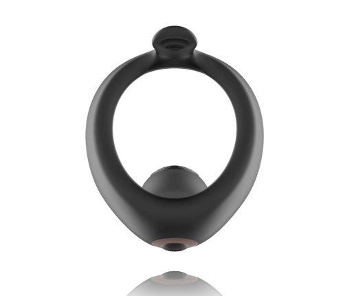 ANBIGUO Arkadio Wireless Silicone Massager for Glans & Perineum, Black