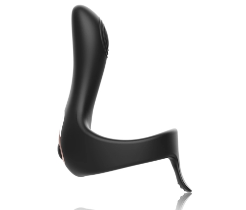 ANBIGUO Arkadio Wireless Silicone Massager for Glans & Perineum, Black