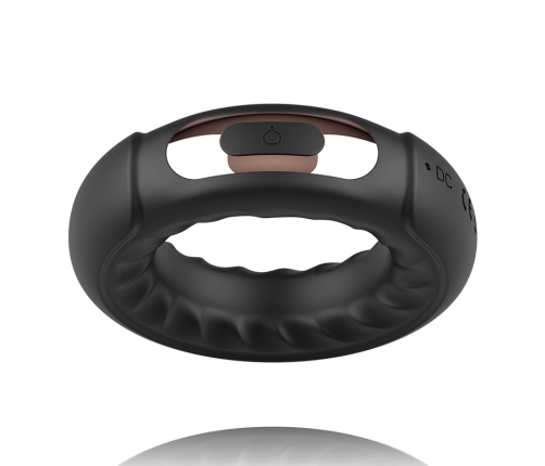 Anbiguo Adriano Vibrating Ring with Watchme Wireless Compatibility, Black