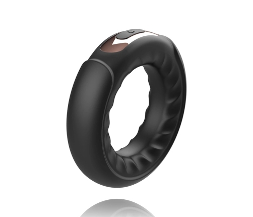 Anbiguo Adriano Vibrating Ring with Watchme Wireless Compatibility, Black