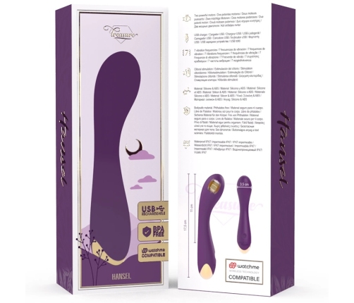 TREASURE - HANSEL G-SPOT VIBRATOR COMPATIBLE CON WATCHME WIRELESS TECHNOLOGY