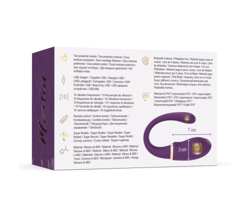 TREASURE - MERLIN DOUBLE COUPLE VIBRATOR CONTROL REMOTO