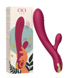 Cici Beauty Premium Silicone Rabbit - Dual Motor Waterproof Vibrator 25cm
