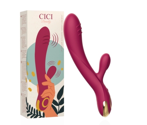 Cici Beauty Premium Silicone Rabbit - Dual Motor Waterproof Vibrator 25cm