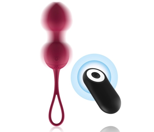 CICI BEAUTY - PREMIUM SILICONE 3 VIBRATING KEGEL BEADS REMOTE CONTROL