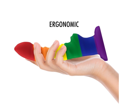 MYTHOLOGY Her Colby Pride Silicone Model M - Flexible Suction Base