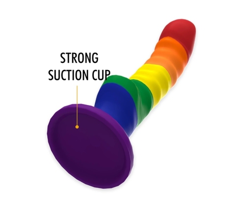 MYTHOLOGY Her Colby Pride Silicone Model M - Flexible Suction Base