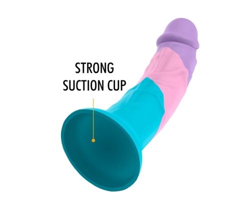 MYTHOLOGY Asher Pastel Silicone Intimate Device M 18cm Flexible Base