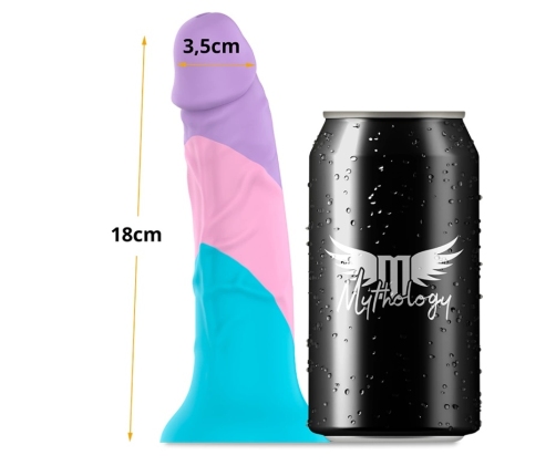 MYTHOLOGY Asher Pastel Silicone Intimate Device M 18cm Flexible Base