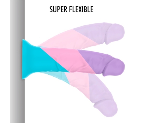 MYTHOLOGY Asher Pastel Silicone Intimate Device M 18cm Flexible Base