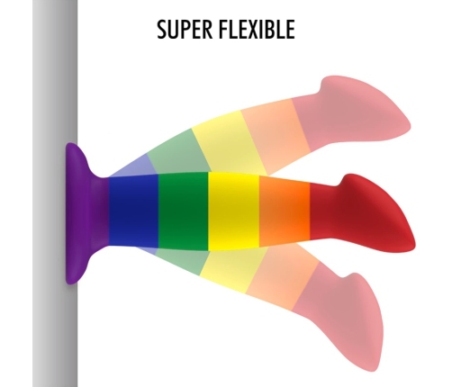 MYTHOLOGY Garrick Pride Intimate Device M - Flexible Silicone, Suction Base