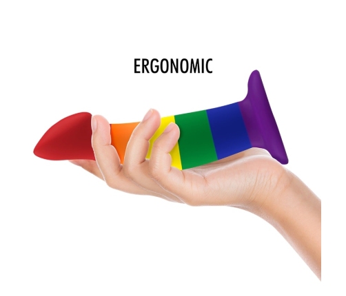 MYTHOLOGY Garrick Pride Intimate Device M - Flexible Silicone, Suction Base