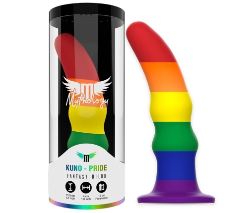 MYTHOLOGY Kuno Pride M - Vibrating Silicone Fantasy Model, Pride Colors