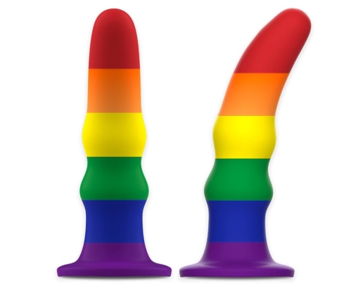 MYTHOLOGY Kuno Pride M - Vibrating Silicone Fantasy Model, Pride Colors
