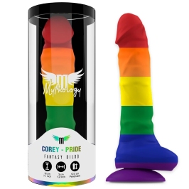MYTHOLOGY Corey Pride Intimate Silicone Model M, Suction Cup, 18cm MYTHOLOGY Corey Pride Intimate Silicone Model M, Suction Cup, 18cm