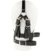 OHMAMA Head Harness Model - Adjustable Black Leather System