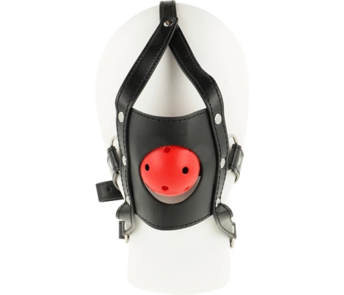 OHMAMA Head Harness Model - Adjustable Black Leather System
