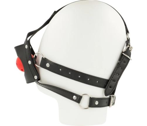 OHMAMA Head Harness Model - Adjustable Black Leather System