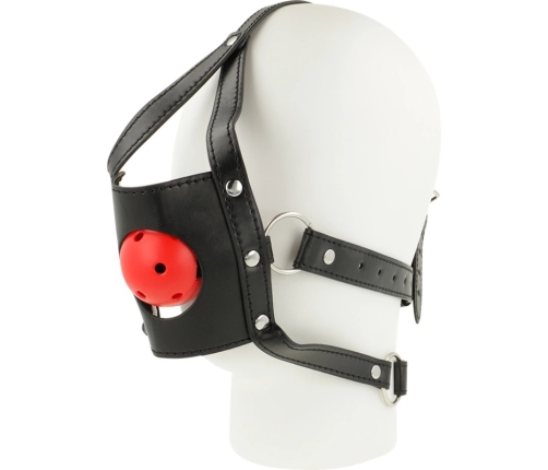 OHMAMA Head Harness Model - Adjustable Black Leather System