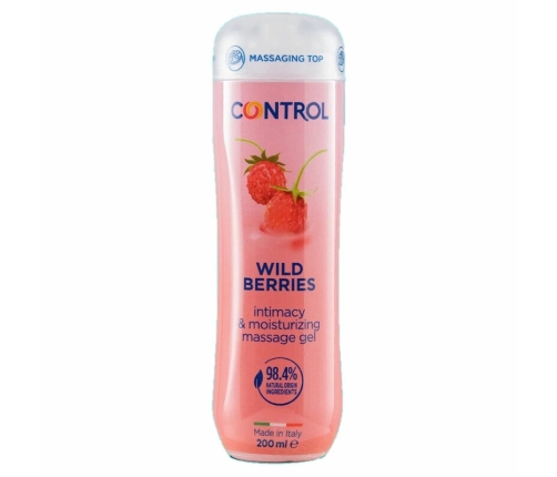 CONTROL - GEL DE MASAJE 3 EN 1 WILD BERRIES 200 ML