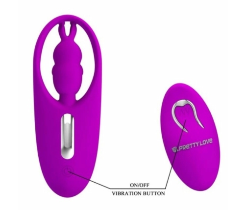 Pretty Love Wild Rabbit Intimate Panty Device with Remote, Lilac, 10.8 cm