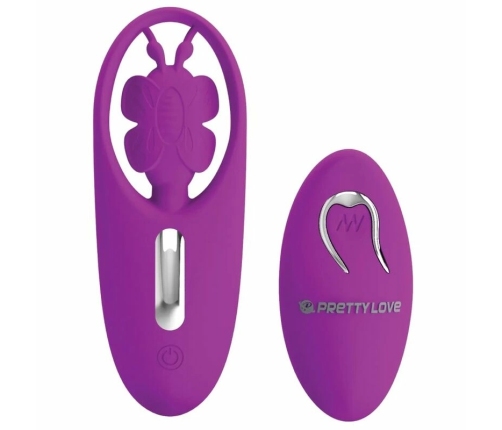 Pretty Love Dancing Butterfly Lilac - Wearable Intimate Device with Remote, 12 Modes