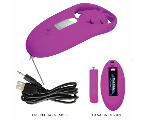 Pretty Love Dancing Butterfly Lilac - Wearable Intimate Device with Remote, 12 Modes