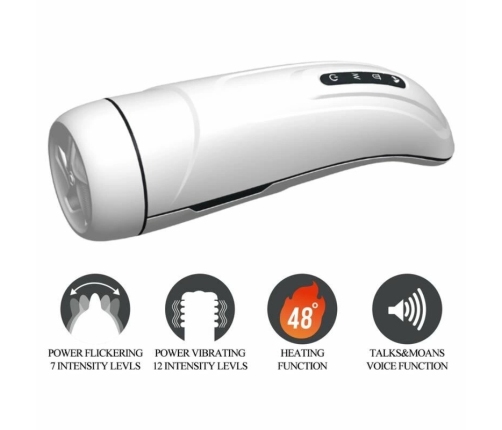 Pretty Love Marissa Intimate Device with Vibration, Heating & Sound, Black