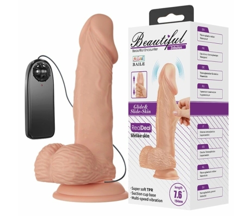 Baile Beautiful Encounter Zebulon Vibrating Model 19.4 cm Natural