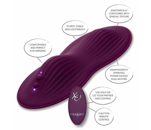 CalExotics Dual Rider Intimate Machine with Remote, Silicone, 12 Modes